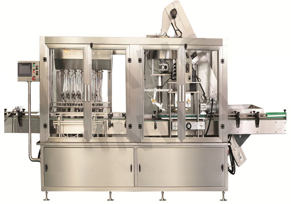 標準型四桶椰子油灌裝機